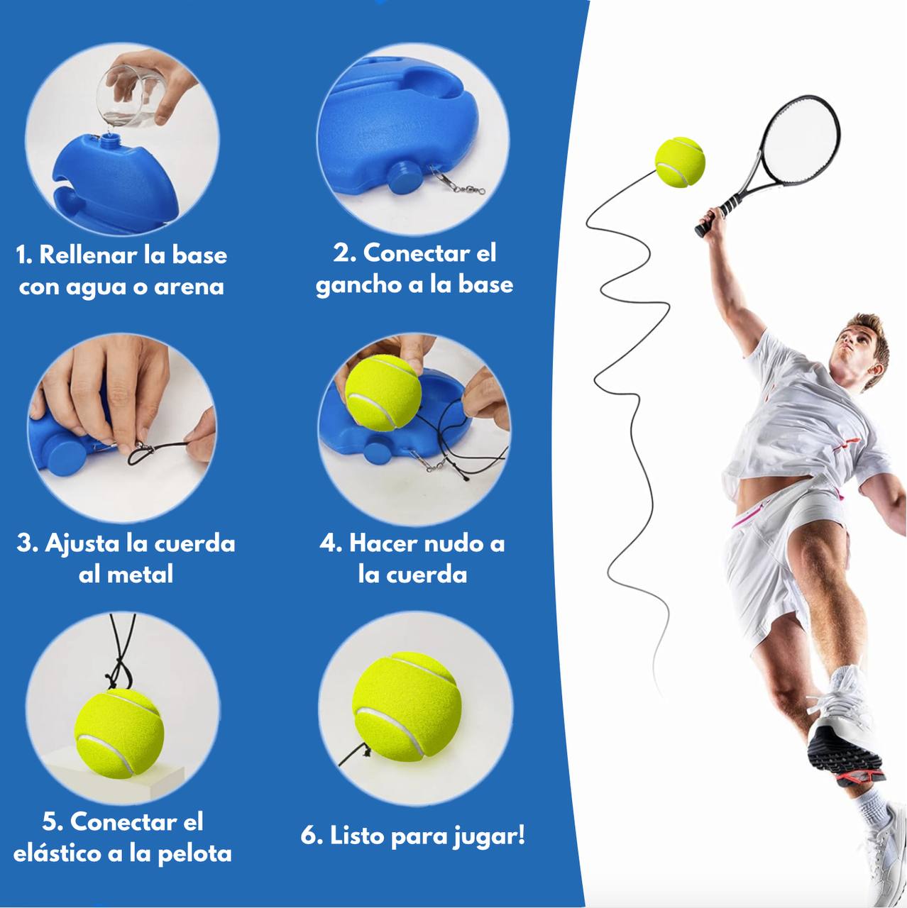 Entrenador Tenis Portátil